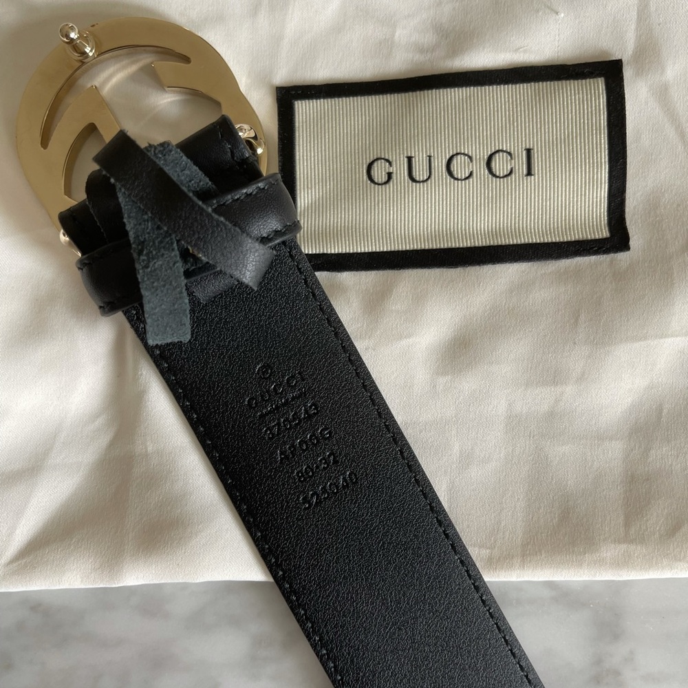 Gucci Belt interlocking G Buckle woman - Picture 7 of 12